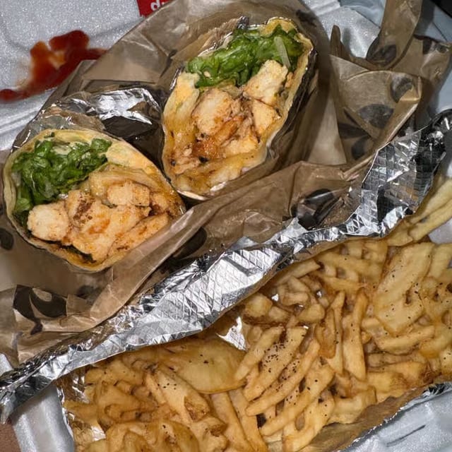 Spicy Chicken Wrap.