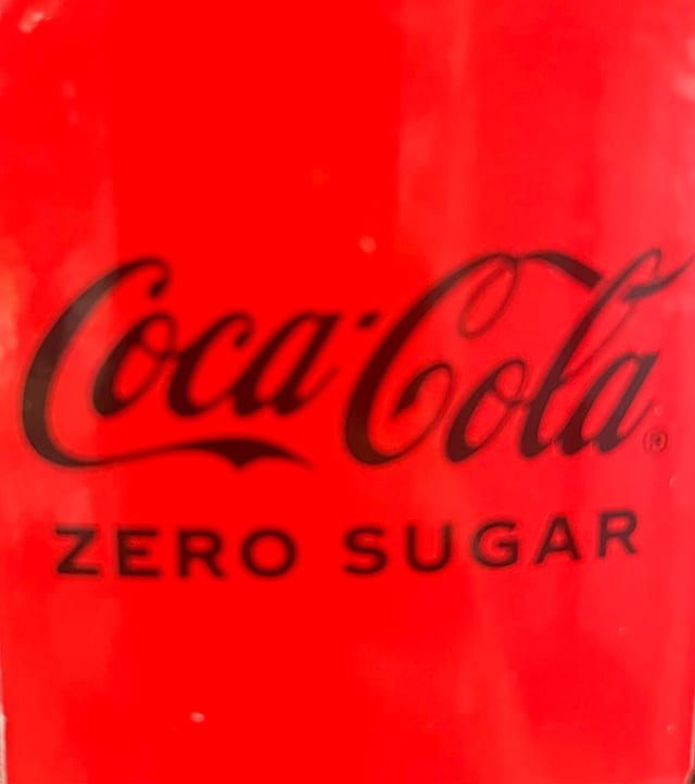 20oz. Coke Zero.