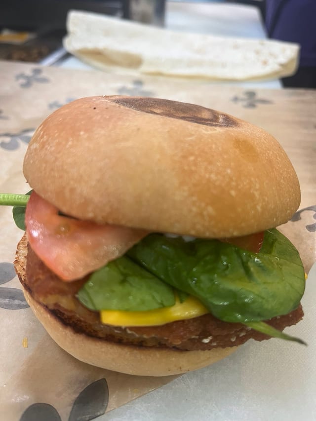 Crispy Fish Burger.