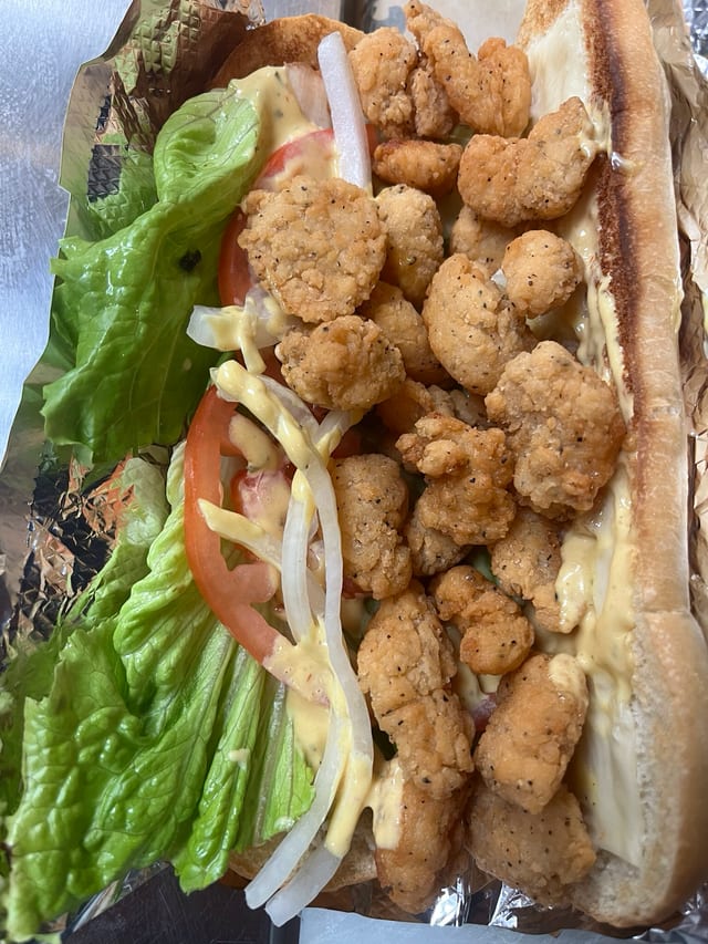 Shrimp Sandwich.
