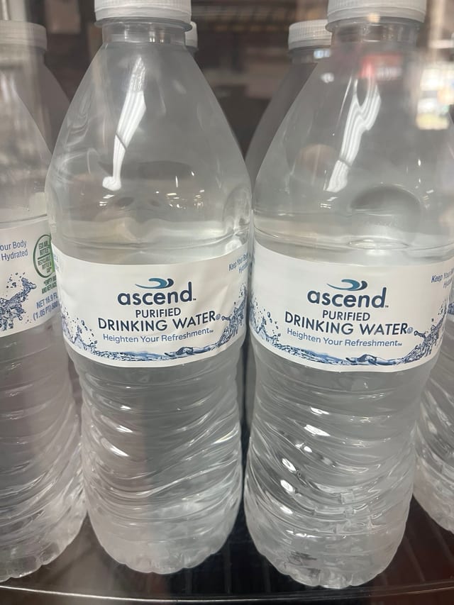 Bottled Water.