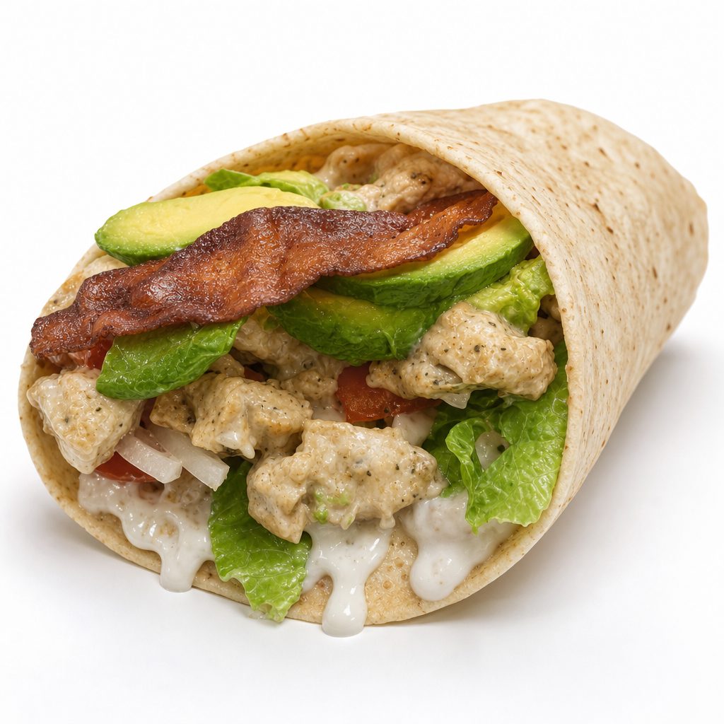 Caesar Chicken Wrap.