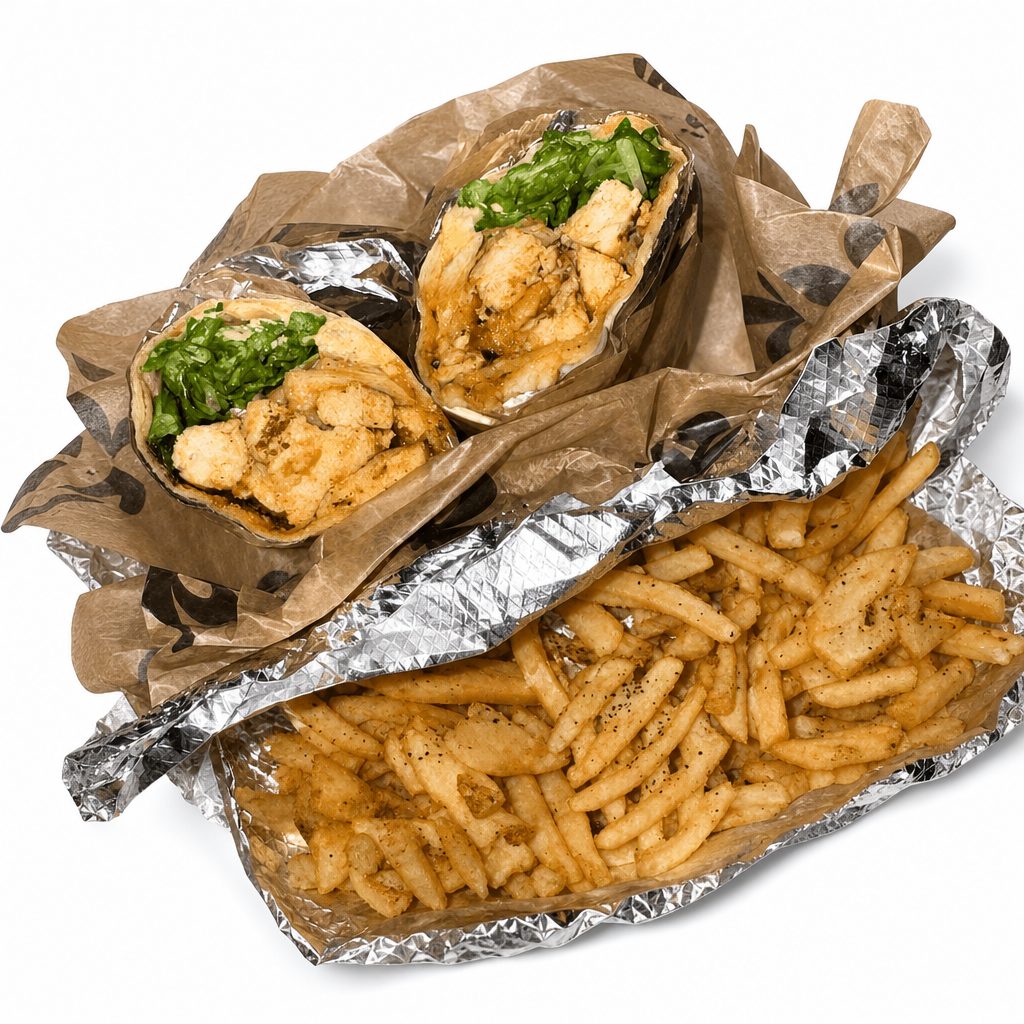Spicy Chicken Wrap.