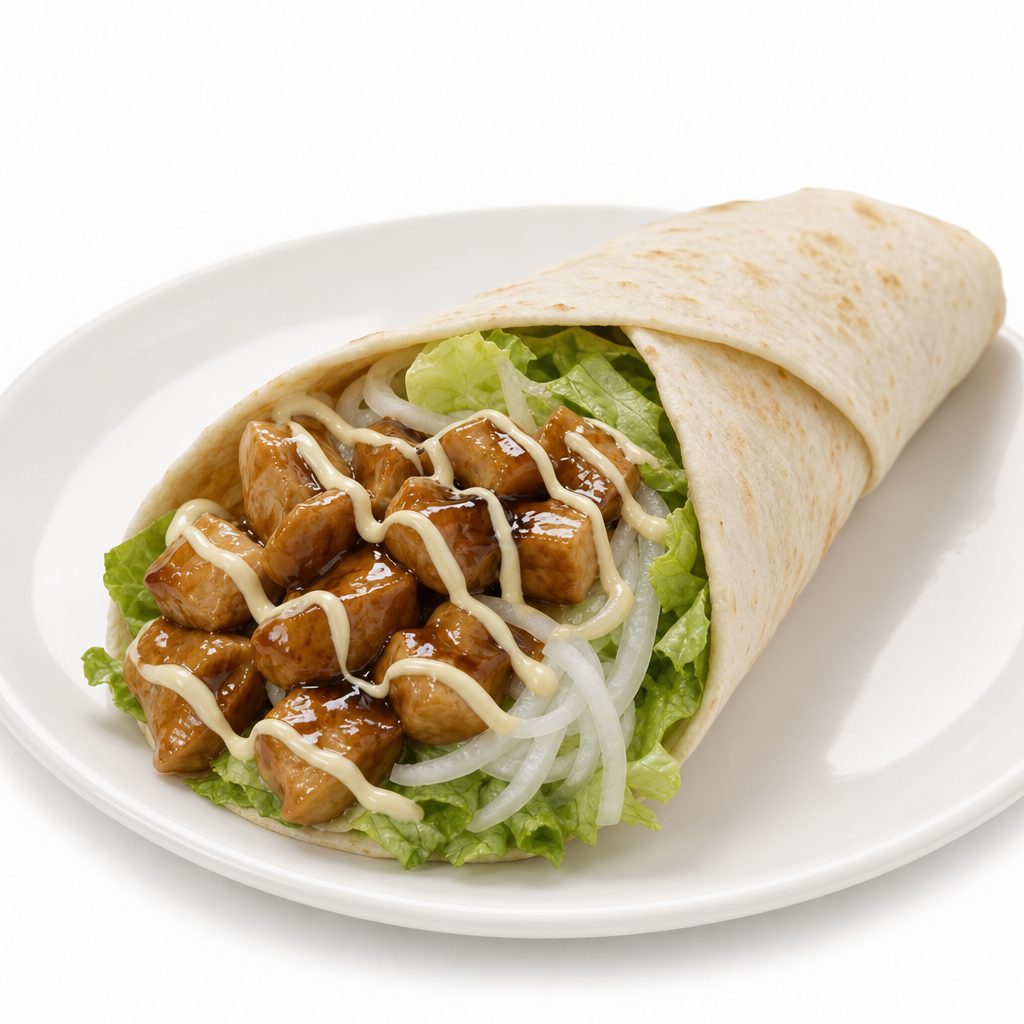 Teriyaki Chicken Wrap.