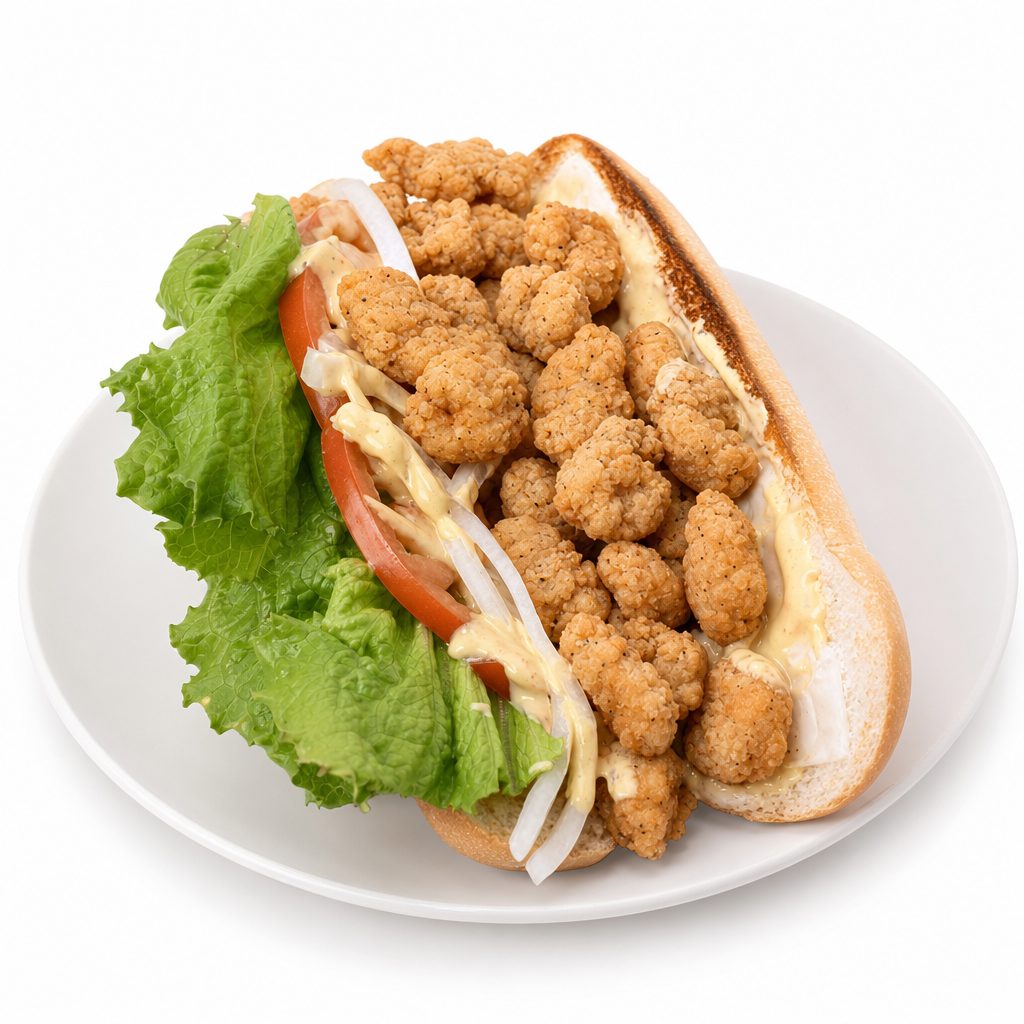 Shrimp Sandwich.