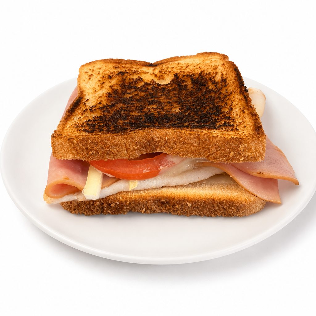 Grilled Cheese Deluxe Sandwich.
