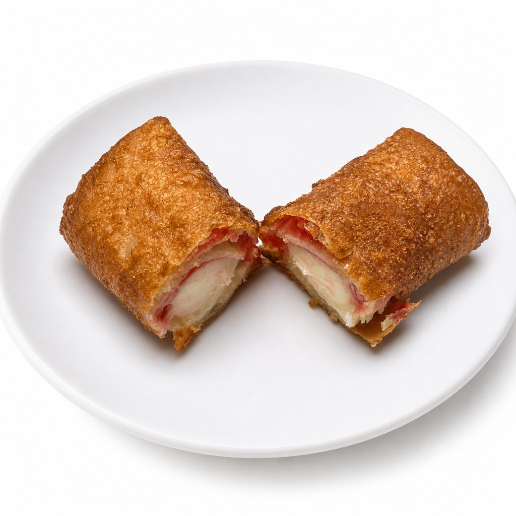 Fried Raspberry Cheesecake.